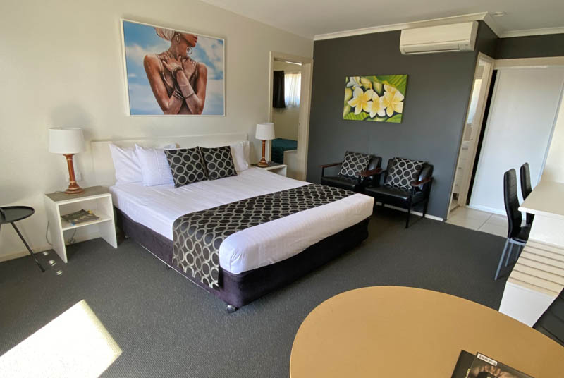 King 2 Bedroom Unit (upstairs)