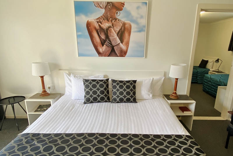 King 2 Bedroom Unit (upstairs)