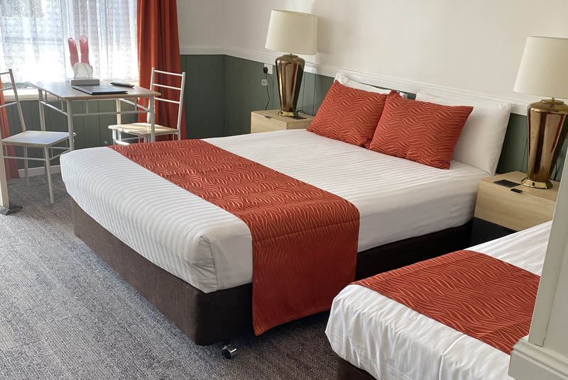 Queen Standard Room (both upstairs and ground floor)